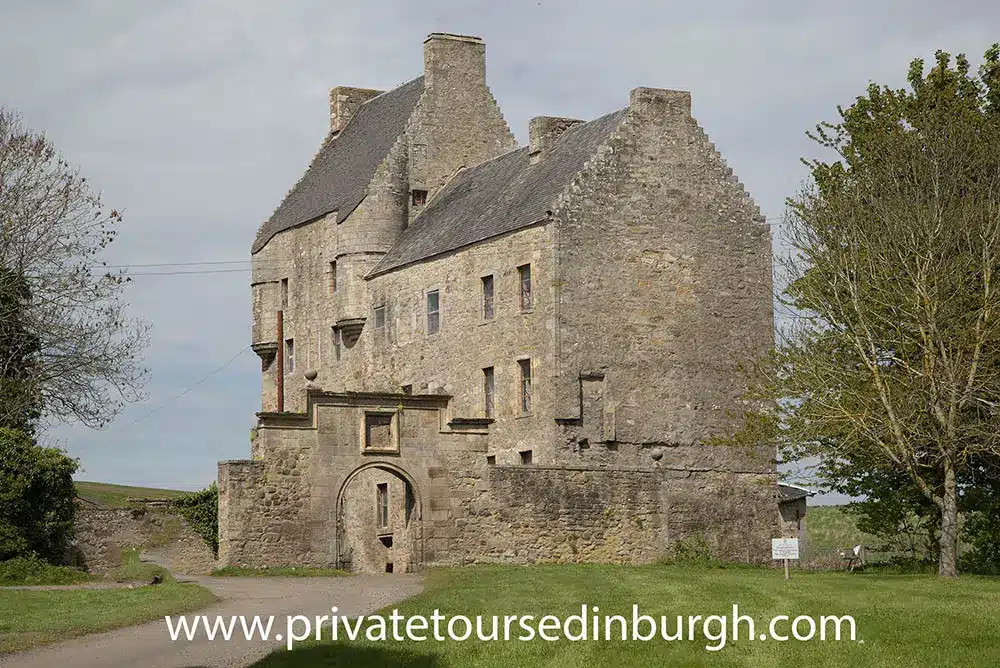 Lallybroch ( Midhope Castle) Outlander tours, Lallybroch , real life Midhope Castle , is the ancestral home of Jamie Fraser , visit the castle on our  Outlander tours, picture by David Rankin published in the Scotsman